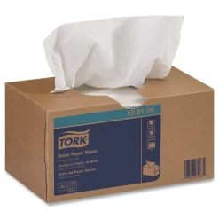 Sale 1-Ply 9 in. x 10.5 in. Basic Paper Wiper - White (24/Carton) Paper & Dispensers