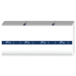 Clearance 1-Ply 7.91 in. x 8.85 in. PeakServe Continuous Hand Towel - White (12/Carton) Paper & Dispensers