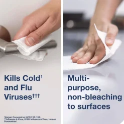 Discount 1-Ply 8 x 6 Disinfectant Wipe Jumbo Rolls - Lemon/White (2/Carton) Skin Care & Personal Hygiene