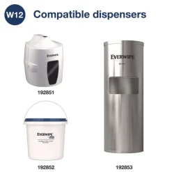 Discount 1-Ply 8 x 6 Disinfectant Wipe Jumbo Rolls - Lemon/White (2/Carton) Skin Care & Personal Hygiene