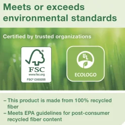 Hot 2-Ply Septic Safe Advanced Bath Tissue - White (80/Carton) Paper & Dispensers