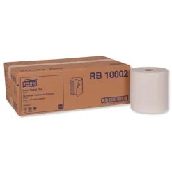 Online RB10002 Hardwound 7.88 in. x 1000 ft. Roll Towels - White (6 Rolls/Carton) Paper & Dispensers