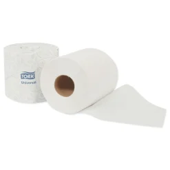 Hot TM1601A 2-Ply Universal Septic-Safe Bath Tissue - White (500 Sheets/Roll, 48 Rolls/Carton) Paper & Dispensers
