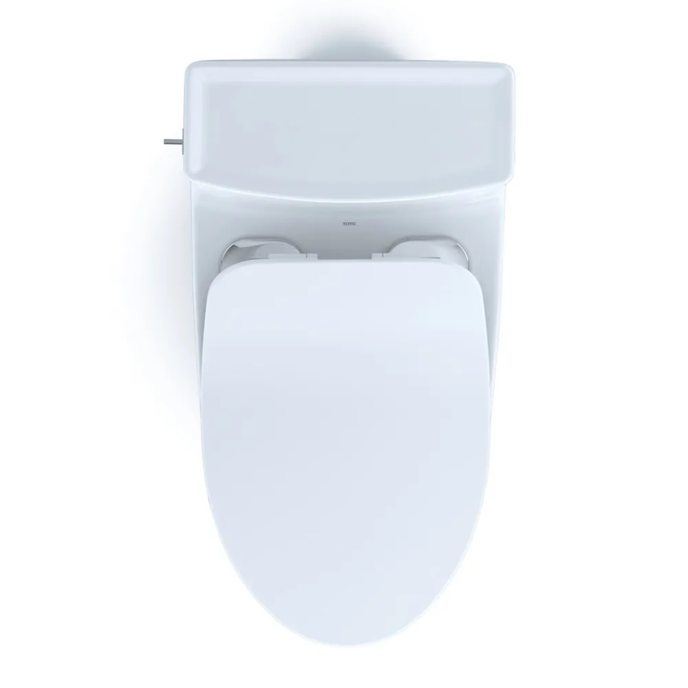 Best 1-Piece Legato CEFIONTECT WASHLETplus 1.28 GPF Elongated Toilet with and SoftClose Seat - Cotton White Fixtures