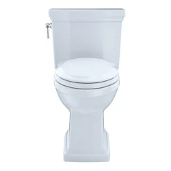 Clearance Promenade II One-Piece Elongated 1.28 GPF Universal Height Toilet (Cotton White) Toilets & Toilet Seats