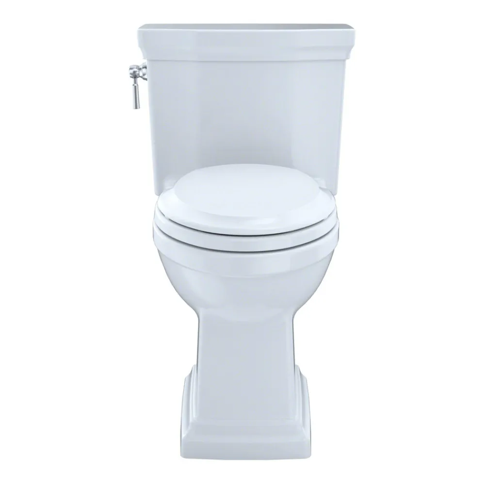 Clearance Promenade II One-Piece Elongated 1.28 GPF Universal Height Toilet (Cotton White) Toilets & Toilet Seats