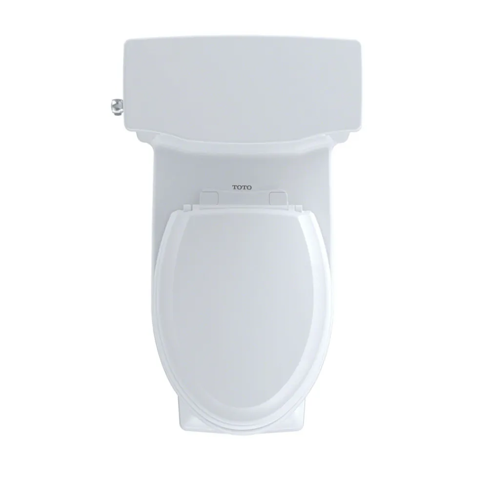 Clearance Promenade II One-Piece Elongated 1.28 GPF Universal Height Toilet (Cotton White) Toilets & Toilet Seats