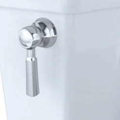 Clearance Promenade II One-Piece Elongated 1.28 GPF Universal Height Toilet (Cotton White) Toilets & Toilet Seats