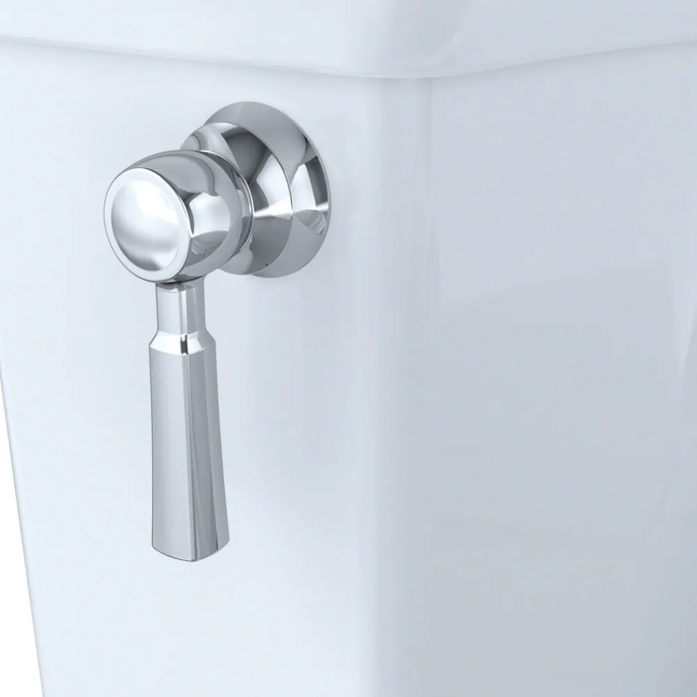 Clearance Promenade II One-Piece Elongated 1.28 GPF Universal Height Toilet (Cotton White) Toilets & Toilet Seats