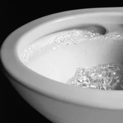 Clearance Promenade II One-Piece Elongated 1.28 GPF Universal Height Toilet (Cotton White) Toilets & Toilet Seats