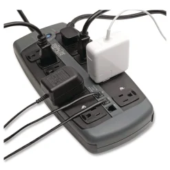 Best 10 AC Outlets 8 ft. Cord 2395 J Protect It! Surge Protector - Black Office Electronics & Batteries