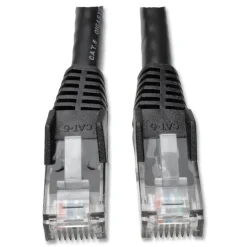 Outlet 25 ft. CAT6 Gigabit Snagless Molded Patch Cable - Black Office Electronics & Batteries