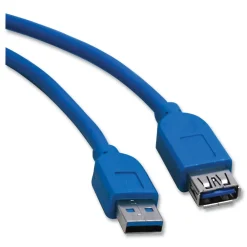 Online 10 ft. USB 3.0 SuperSpeed Extension Cable - Blue Office Electronics & Batteries