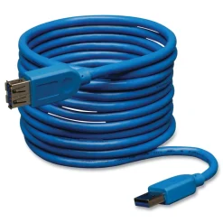 Online 10 ft. USB 3.0 SuperSpeed Extension Cable - Blue Office Electronics & Batteries