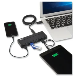 Hot 7 Ports Charging Hub 3.0 - Black Office Electronics & Batteries