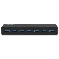 Hot 7 Ports Charging Hub 3.0 - Black Office Electronics & Batteries