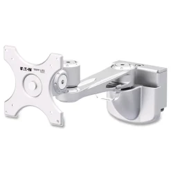 Single-Extension Monitor Mount for Slat Wall System for 32-in TVs 4.9w x 4.7d x 14.2h Silver Supports 22 lb Desk Accessories & Office Organizers