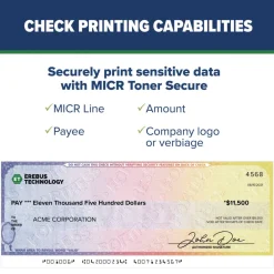 Best MICR Laser Printer with Locking Tray Office Electronics & Batteries