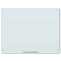 New 47 x 35 Glass Dry Erase Board - White Surface Office Presentation Supplies