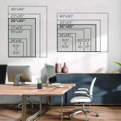 Sale 30 x 20 Magnetic Chalkboard with Decor Frame - Black Surface/White Wood Frame Office Presentation Supplies