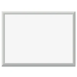 Clearance 23 x 17 Magnetic Dry Erase Board with Aluminum Frame - White Surface/Silver Frame Office Presentation Supplies