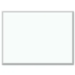 Discount 47 x 35 Melamine Dry Erase Board - White Surface/Silver Frame Office Presentation Supplies