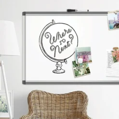 Online PINIT 72 in. x 48 in. Magnetic Dry Erase Board - White Surface/Satin Aluminum Frame Cleaning & Janitorial Supplies