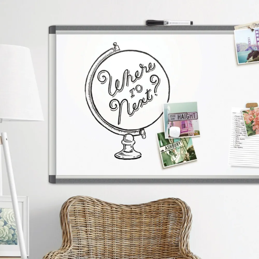 Online PINIT 72 in. x 48 in. Magnetic Dry Erase Board - White Surface/Satin Aluminum Frame Cleaning & Janitorial Supplies