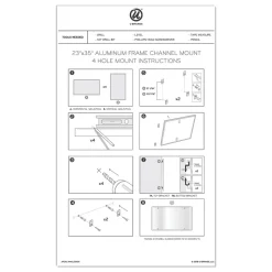 Online PINIT 35 x 23 Magnetic Dry Erase Board - White Office Presentation Supplies