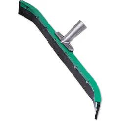24 in. Wide Blade Curved Aquadozer Heavy-Duty Squeegee - Black Rubber Cleaning & Janitorial Supplies
