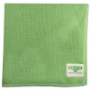 16 in. x 15 in. SmartColor Microfiber MicroWipes - Green (10/Pack) Cleaning & Janitorial Supplies