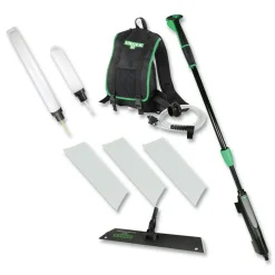 Clearance Excella 20 in. Head Floor Finishing Kit - Black/Green Cleaning & Janitorial Supplies