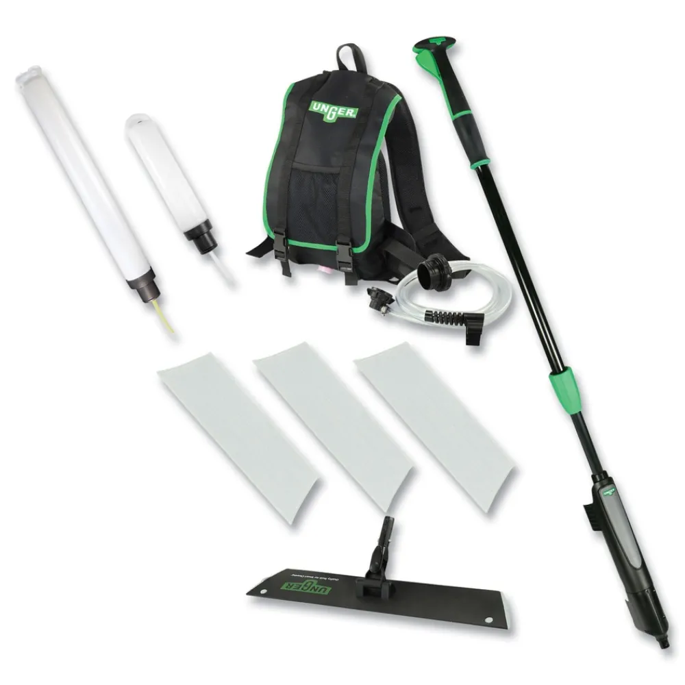 Clearance Excella 20 in. Head Floor Finishing Kit - Black/Green Cleaning & Janitorial Supplies