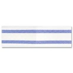 Sale Excella 18.5 in. x 5 in. Single-Use Spunlace Mop Pad - White Cleaning & Janitorial Supplies