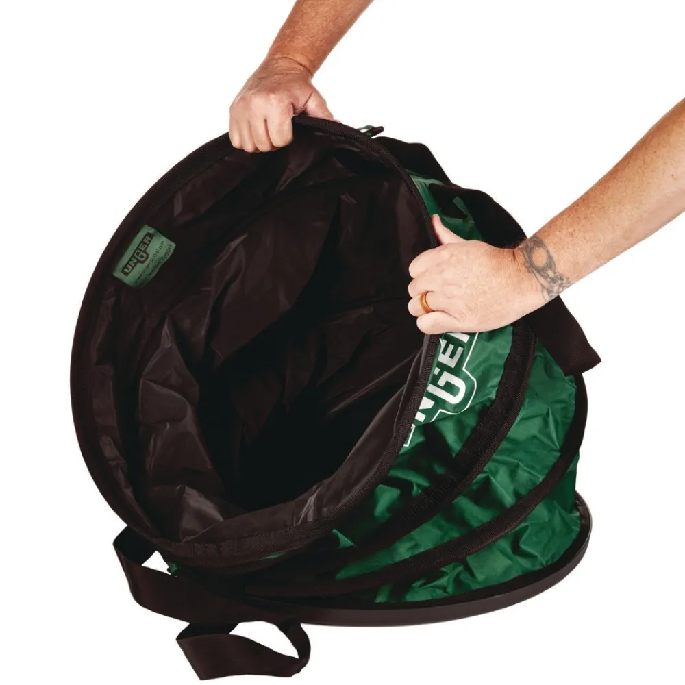 Outlet Nifty Nabber 40 Gallon Nylon Bagger - Green Trash & Waste Bins