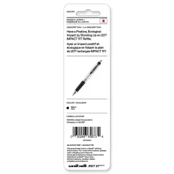 New 207 Impact RT Gel Bold 1 mm Conical Tip Pen Refills - Black Ink (2/Pack) Pens, Pencils & Markers