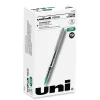 Clearance Fine 0.7 mm VISION Stick Roller Ball Pen - Green Ink, Silver/Green/Clear Barrel (1-Dozen) Pens, Pencils & Markers