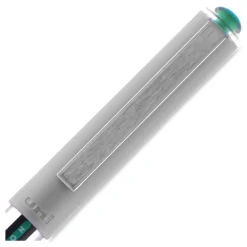 Clearance Fine 0.7 mm VISION Stick Roller Ball Pen - Green Ink, Silver/Green/Clear Barrel (1-Dozen) Pens, Pencils & Markers