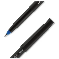 ONYX Extra-Fine 0.5 mm Roller Ball Pen - Black/Blue Barrel (1-Dozen) Pens, Pencils & Markers