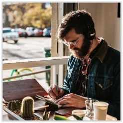 ONYX Extra-Fine 0.5 mm Roller Ball Pen - Black/Blue Barrel (1-Dozen) Pens, Pencils & Markers