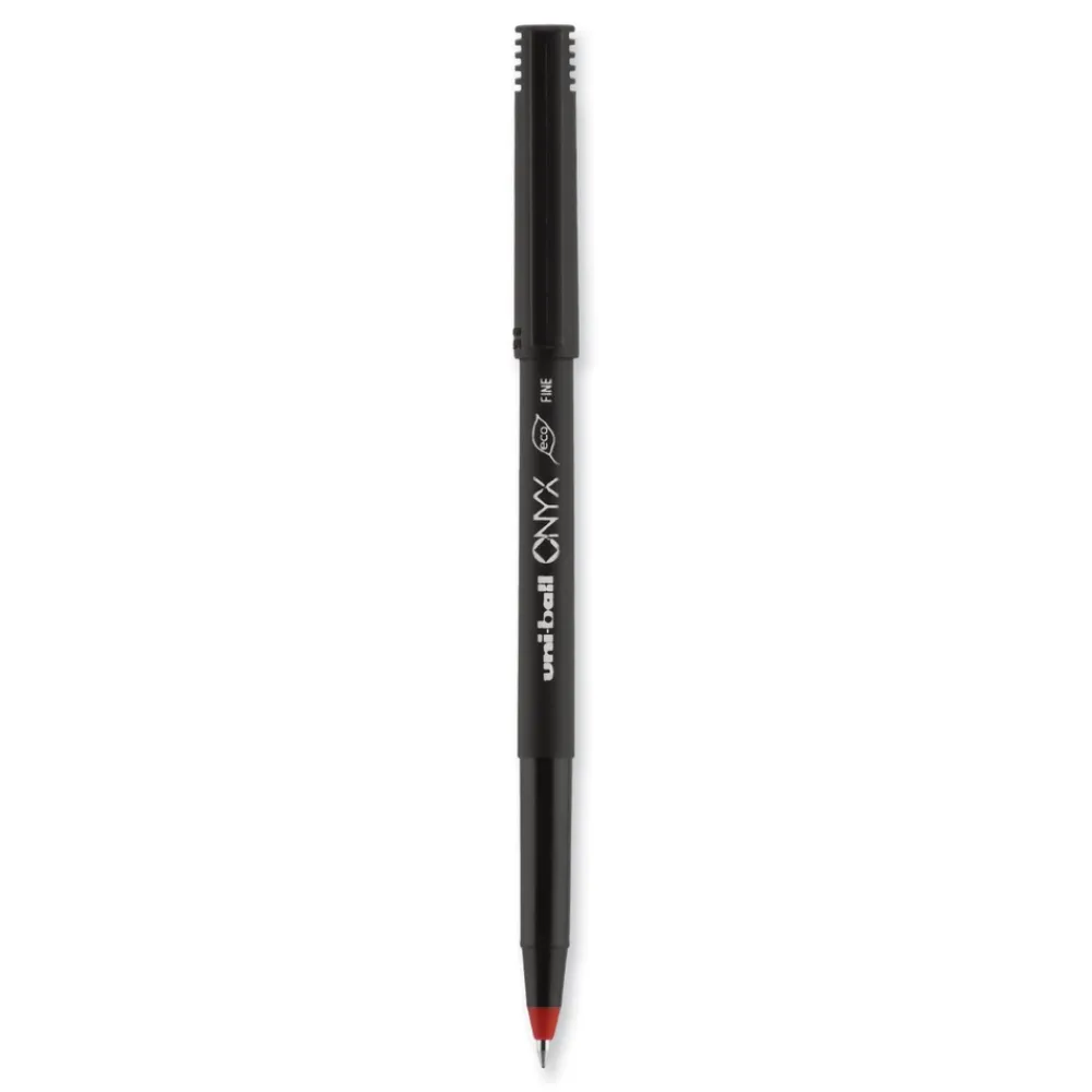 Hot ONYX Fine 0.7 mm Roller Ball Pen - Black/Red Barrel (1-Dozen) Pens, Pencils & Markers