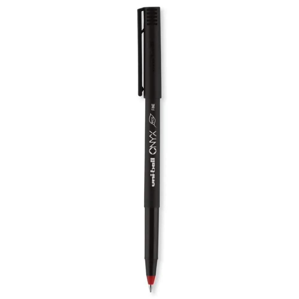 Hot ONYX Fine 0.7 mm Roller Ball Pen - Black/Red Barrel (1-Dozen) Pens, Pencils & Markers