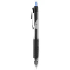 Online Signo 207 Medium 0.7 millimeter Retractable Needle Point Gel Pen - Blue Ink/Clear/Black/Blue Barrel (1-Dozen) Pens, Pencils & Markers