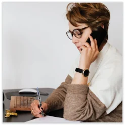 Online Signo 207 Medium 0.7 millimeter Retractable Needle Point Gel Pen - Blue Ink/Clear/Black/Blue Barrel (1-Dozen) Pens, Pencils & Markers