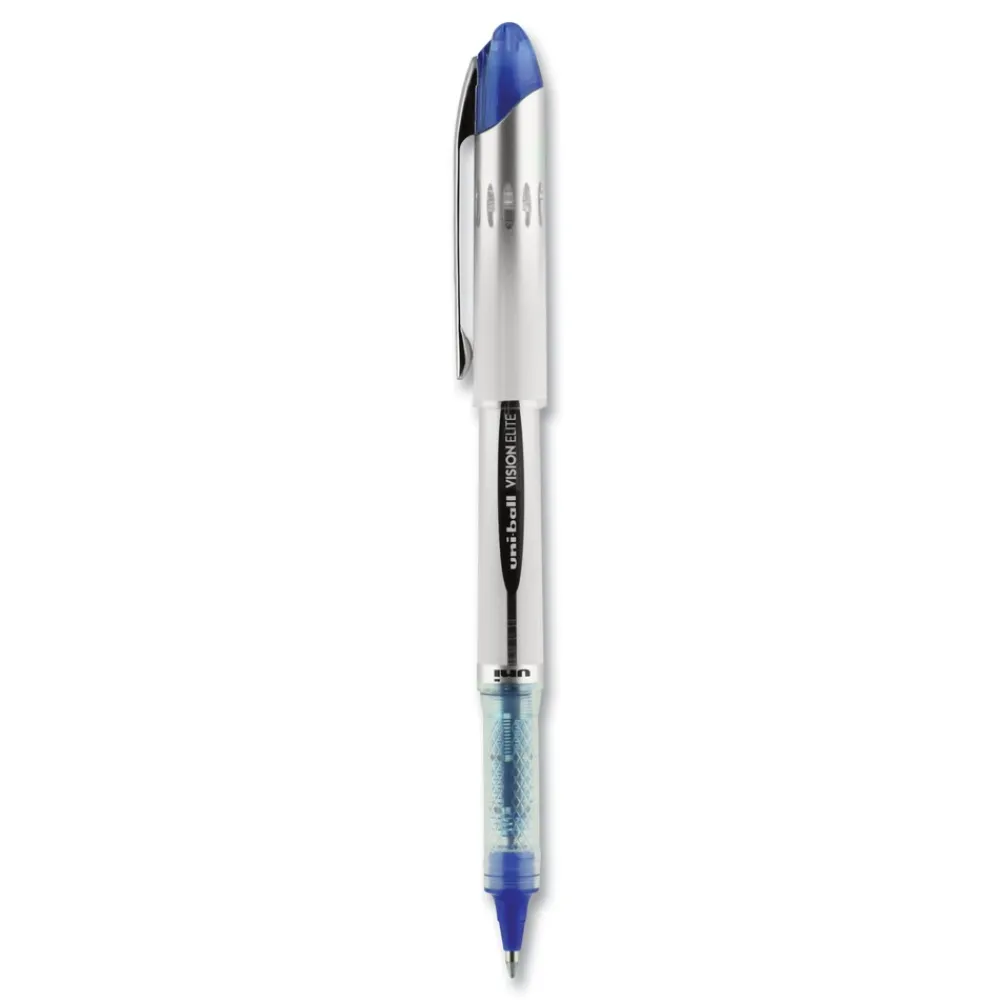 Sale VISION ELITE Bold 0.8 mm Hybrid Gel Pen - Blue Ink/White/Blue/Clear Barrel Pens, Pencils & Markers