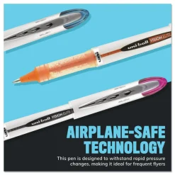 Sale VISION ELITE Bold 0.8 mm Hybrid Gel Pen - Blue Ink/White/Blue/Clear Barrel Pens, Pencils & Markers