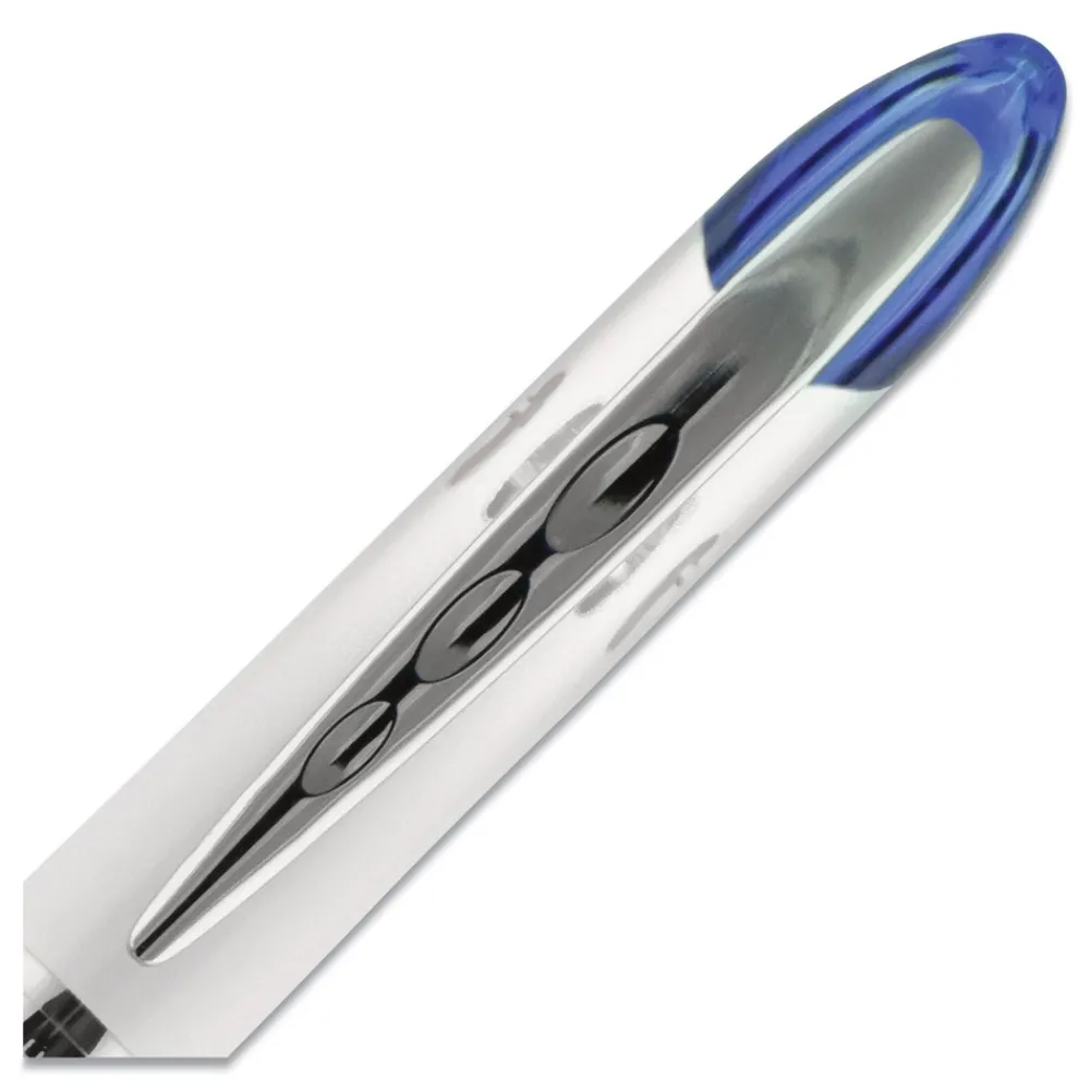 Sale VISION ELITE Bold 0.8 mm Hybrid Gel Pen - Blue Ink/White/Blue/Clear Barrel Pens, Pencils & Markers