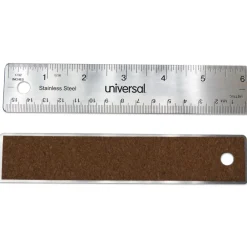 New 6 in. Long Standard/Metric Stainless Steel Ruler Measuring Tools