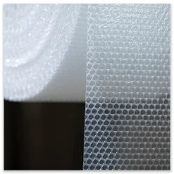 Outlet 24 in. x 50 ft. 0.19 in. Thick Bubble Packaging Perforated Every 24 in. - Clear (8/Carton) Mailing, Packing & Shipping