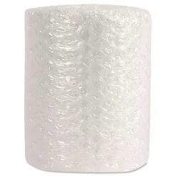 Clearance 12 in. x 30 ft. 0.31 in. Thick Bubble Packaging Perforated Every 12 in. - Clear (12/Carton) Mailing, Packing & Shipping